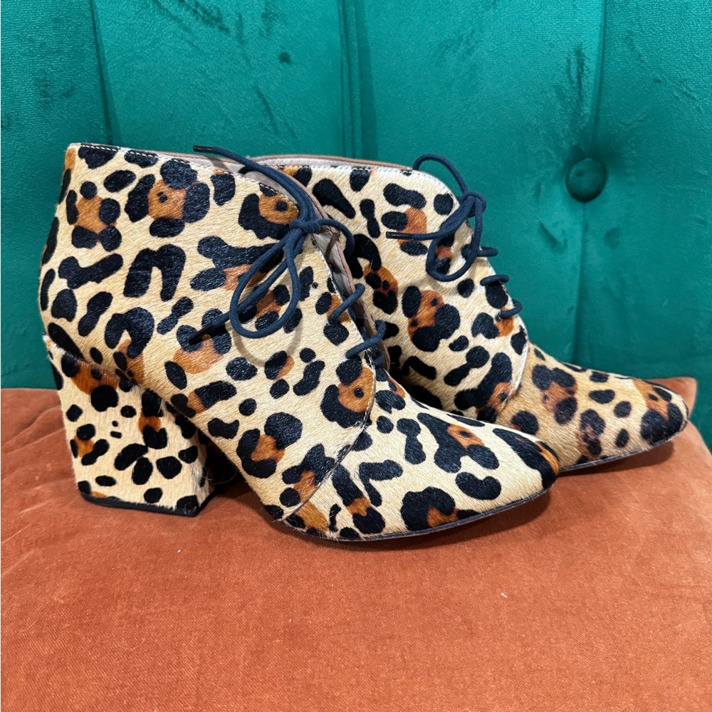 kate spade ♠️ calf fur lace booties